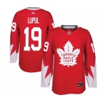 Adidas Toronto Maple Leafs #19 Joffrey Lupul Authentic Red Alternate NHL Jersey