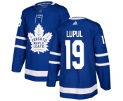 Adidas Toronto Maple Leafs #19 Joffrey Lupul Authentic Royal Blue Home NHL Jersey