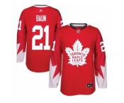 Adidas Toronto Maple Leafs #21 Bobby Baun Red Team Canada Authentic Stitched NHL Jersey