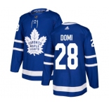 Adidas Toronto Maple Leafs #28 Tie Domi Premier Royal Blue Home NHL Jersey