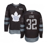Adidas Toronto Maple Leafs #32 Josh Leivo Authentic Black 1917-2017 100th Anniversary NHL Jersey
