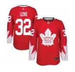 Adidas Toronto Maple Leafs #32 Josh Leivo Authentic Red Alternate NHL Jersey