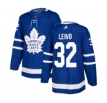 Adidas Toronto Maple Leafs #32 Josh Leivo Authentic Royal Blue Home NHL Jersey