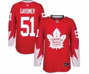 Adidas Toronto Maple Leafs #51 Jake Gardiner Premier Red Alternate NHL Jersey