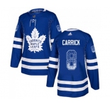 Adidas Toronto Maple Leafs #8 Connor Carrick Authentic Blue Drift Fashion NHL Jersey