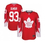 Adidas Toronto Maple Leafs #93 Doug Gilmour Premier Red Alternate NHL Jersey