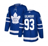 Adidas Toronto Maple Leafs #93 Doug Gilmour Premier Royal Blue Home NHL Jersey