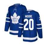 Men Adidas Toronto Maple Leafs #20 Dominic Moore Premier Royal Blue Home NHL Jersey