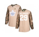 Men Adidas Toronto Maple Leafs #29 William Nylander Camo Authentic 2017 Veterans Day Stitched NHL Jersey