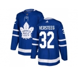 Men Adidas Toronto Maple Leafs #32 Kris Versteeg Blue Home Authentic Stitched NHL Jersey
