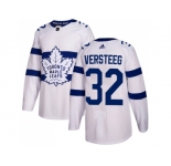 Men Adidas Toronto Maple Leafs #32 Kris Versteeg White Authentic 2018 Stadium Series Stitched NHL Jersey