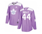 Men Adidas Toronto Maple Leafs #44 Morgan Rielly Purple Authentic Fights Cancer Stitched NHL Jersey