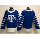 Men Adidas Toronto Maple Leafs Blank Blue Authentic 1918 Arenas Throwback Stitched NHL Jersey