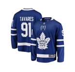 Men Toronto Maple Leafs #91 John Tavares Fanatics Branded Blue Home Breakaway Player Jerseys