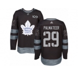 Men's Adidas Toronto Maple Leafs #29 Mike Palmateer Authentic Black 1917-2017 100th Anniversary NHL Jersey