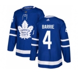Men's Maple Leafs #4 Tyson Barrie Blue Home Stitched Hockey Jersey