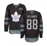 Men's Maple Leafs #88 William Nylander Black 1917-2017 100th Anniversary Stitched Hockey Jersey