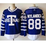 Men's Maple Leafs #88 William Nylander Blue Authentic 1918 Arenas Throwback Stitched Hockey Jersey