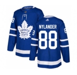 Men's Maple Leafs #88 William Nylander Blue Home Authentic Stitched Hockey Jersey