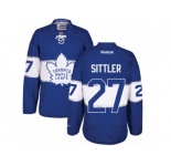Men's Reebok Toronto Maple Leafs #27 Darryl Sittler Authentic Royal Blue 2017 Centennial Classic NHL Jersey