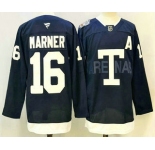 Men's Toronto Maple Leafs #16 Mitch Marner Navy Heritage Classic Stitched Authentic Jersey