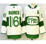 Men's Toronto Maple Leafs #16 Mitch Marner White St Pats Authentic Jersey
