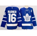 Men's Toronto Maple Leafs #16 Mitchell Marner Blue 2024-25 Stitched Jersey
