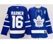 Men's Toronto Maple Leafs #16 Mitchell Marner Blue 2024-25 Stitched Jersey