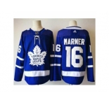 Men's Toronto Maple Leafs #16 Mitchell Marner Royal Blue Home 2017-2018 adidas Hockey Stitched NHL Jersey