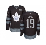 Men's Toronto Maple Leafs #19 Joffrey Lupul Black 1917-2017 100th Anniversary Stitched NHL Jerse