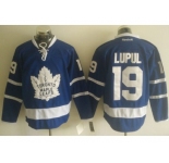 Men's Toronto Maple Leafs #19 Joffrey Lupul Blue New Stitched NHL Jersey