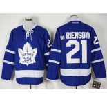 Men's Toronto Maple Leafs #21 James Van Riemsdyk Blue New Stitched NHL Jersey