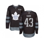 Men's Toronto Maple Leafs #43 Nazem Kadri Black 1917-2017 100th Anniversary Stitched NHL Jersey