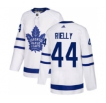 Men's Toronto Maple Leafs #44 Morgan Rielly White Road Stitched Hockey Jersey