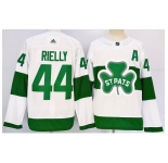 Men's Toronto Maple Leafs #44 Morgan Rielly White St Patricks Authentic Jersey