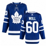 Men's Toronto Maple Leafs #60 Joseph Woll Royal Blue Adidas Stitched NHL Jersey
