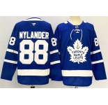 Men's Toronto Maple Leafs #88 William Nylander Blue 2024-25 Stitched Jersey
