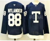 Men's Toronto Maple Leafs #88 William Nylander Navy Heritage Classic Stitched Authentic Jersey