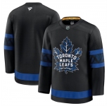 Men's Toronto Maple Leafs Blank Black 2024-25 Alternate Stitched Hockey Jersey