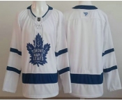 Men's Toronto Maple Leafs Blank White Authentitc Jersey