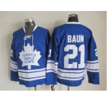 NHL Toronto Maple Leafs #21 Baun blue Throwback Stitched jerseys