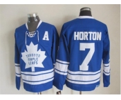 NHL Toronto Maple Leafs #7 HORTON Blue Throwback Stitched jerseys