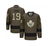 Toronto Maple Leafs #19 Joffrey Lupul Green Salute to Service Stitched NHL Jersey