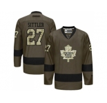 Toronto Maple Leafs #27 Darryl Sittler Green Salute to Service Stitched NHL Jersey