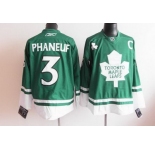 nhl Toronto Maple Leafs #3 Phaneuf green C