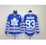 nhl jersey toronto maple leafs #93 gilmour blue[2014 winter classic patch C]