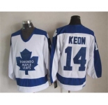 nhl jerseys toronto maple leafs #14 keon white[m&n]