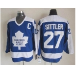 nhl jerseys toronto maple leafs #27 sittler 1978 ccm vintage throwback blue