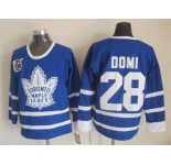 nhl jerseys toronto maple leafs #28 domi blue[domi][75th]