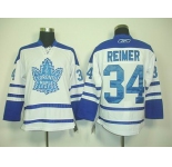 nhl jerseys toronto maple leafs #34 reimer white